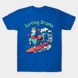 Surfing llama T-Shirt